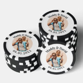 Personalisierte Hochzeit Pokerchips (Stapel)