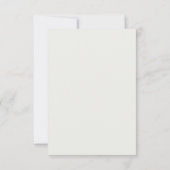 Personalisierte Hochzeit - Save the Date (Rückseite)
