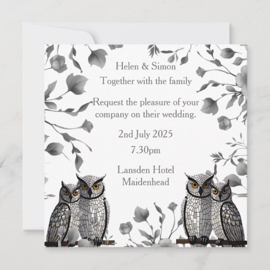Personalisierte Hochzeit Save The Date (Vorderseite)