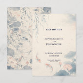Personalisierte Hochzeit - Save the Date (Vorne/Hinten)