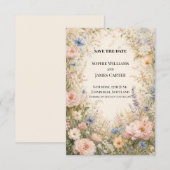 Personalisierte Hochzeit - Save the Date (Vorne/Hinten)