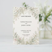 Personalisierte Hochzeit - Save the Date (Stehend Vorderseite)