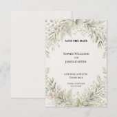 Personalisierte Hochzeit - Save the Date (Vorne/Hinten)
