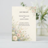 Personalisierte Hochzeit Save the Date (Stehend Vorderseite)