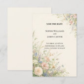 Personalisierte Hochzeit Save the Date (Vorne/Hinten)