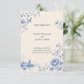 Personalisierte Hochzeit Save the Date (Stehend Vorderseite)