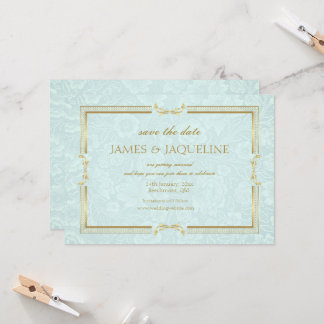 Personalisierte Hochzeit 'Save the Date' Aquarell