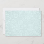 Personalisierte Hochzeit 'Save the Date' Aquarell  (Rückseite)