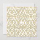 Personalisierte Hochzeit - Save the Date Goldrahme (Rückseite)