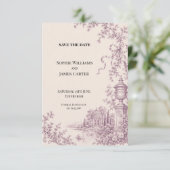 Personalisierte Hochzeit - Save-the-Date-Karte Save The Date (Stehend Vorderseite)