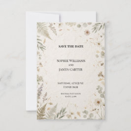 Personalisierte Hochzeit - Save-the-Date-Karte Save The Date
