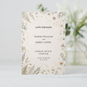 Personalisierte Hochzeit - Save-the-Date-Karte Save The Date (Stehend Vorderseite)