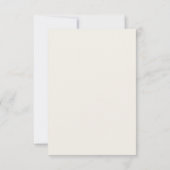 Personalisierte Hochzeit - Save-the-Date-Karte Save The Date (Rückseite)