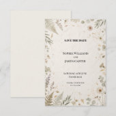Personalisierte Hochzeit - Save-the-Date-Karte Save The Date (Vorne/Hinten)