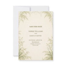 Personalisierte Hochzeit - Save-the-Date-Karte