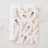 Personalisierte Hochzeit - Save-the-Date-Karte Save The Date (Rückseite)