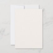 Personalisierte Hochzeit - Save-the-Date-Karte Save The Date (Rückseite)