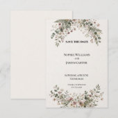 Personalisierte Hochzeit - Save-the-Date-Karte Save The Date (Vorne/Hinten)