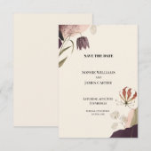 Personalisierte Hochzeit - Save-the-Date-Karte Save The Date (Vorne/Hinten)