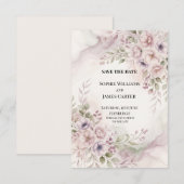 Personalisierte Hochzeit - Save-the-Date-Karte Save The Date (Vorne/Hinten)
