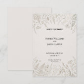 Personalisierte Hochzeit - Save-the-Date-Karte Save The Date (Vorne/Hinten)