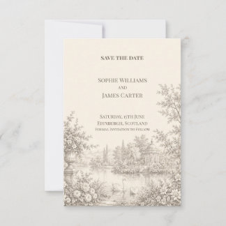 Personalisierte Hochzeit - Save-the-Date-Karte Save The Date