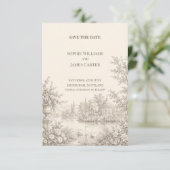 Personalisierte Hochzeit - Save-the-Date-Karte Save The Date (Stehend Vorderseite)