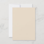 Personalisierte Hochzeit - Save-the-Date-Karte Save The Date (Rückseite)