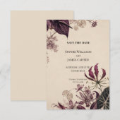 Personalisierte Hochzeit - Save-the-Date-Karte Save The Date (Vorne/Hinten)