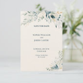 Personalisierte Hochzeit - Save-the-Date-Karte Save The Date (Stehend Vorderseite)