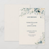 Personalisierte Hochzeit - Save-the-Date-Karte Save The Date (Vorne/Hinten)