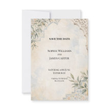 Personalisierte Hochzeit - Save-the-Date-Karte