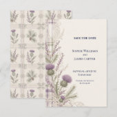Personalisierte Hochzeit - Save-the-Date-Karte Save The Date (Vorne/Hinten)