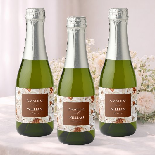 Personalisierte Hochzeit Schaumweinetikett