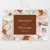 Personalisierte Hochzeit Schaumweinetikett (Einzelnes Label)