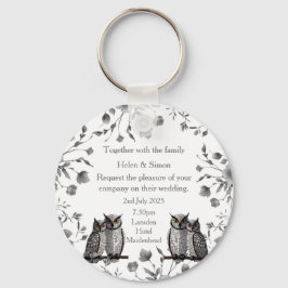 Personalisierte Hochzeit Schlüsselanhänger