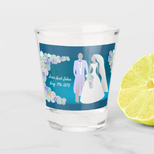 Personalisierte Hochzeit Schnapsglas