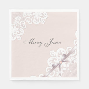 Personalisierte Hochzeit Serviette