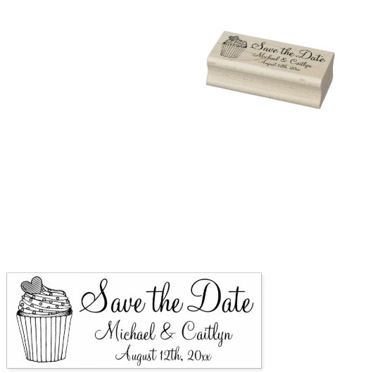 Personalisierte Hochzeit Sichern Sie das Datum, an Gummistempel (Stempel)