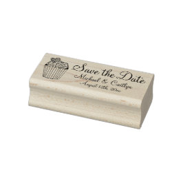 Personalisierte Hochzeit Sichern Sie das Datum, an Gummistempel