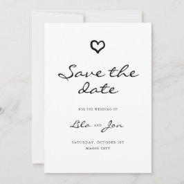 Personalisierte Hochzeit - Speichern Sie die Datum Save The Date