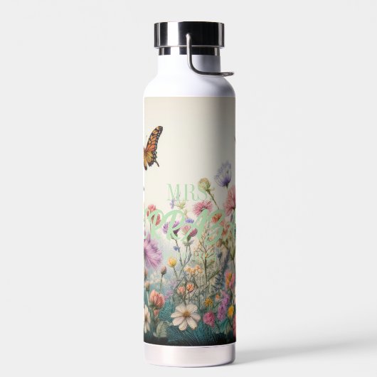 Personalisierte Hochzeit Trinkflasche (Links)