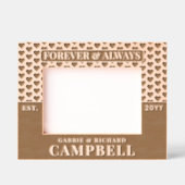 Personalisierte Hochzeit und Jubiläum Geätzte Rahmen (Vorderseite)