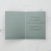 Personalisierte Hochzeit Verlobung Glückwunsch Karte (Innenseite)