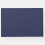 Personalisierte Hochzeit von Celestial Moon und St Gästebuch (Rückseite)