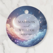 Personalisierte Hochzeit von Celestial Moon und St Geschenkanhänger (Vorderseite)