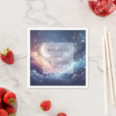 Personalisierte Hochzeit von Celestial Moon und St Serviette (Beispiel)