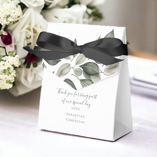Personalisierte Hochzeit von Mutgrün Geschenkschachtel