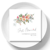 Personalisierte Hochzeit von Napkins - nur verheir Serviette