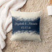 Personalisierte Hochzeit von Pearls Kissen (Decke)